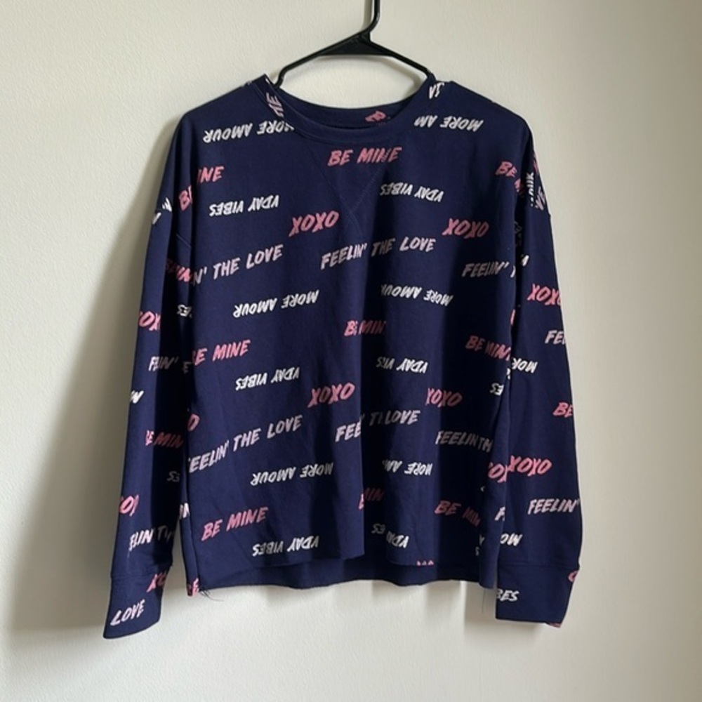 Grayson/Threads Sleepwear Cropped Sweatshirt Size M